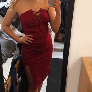 Red and Gold Dress